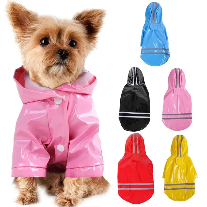 Dog Reflective Raincoat