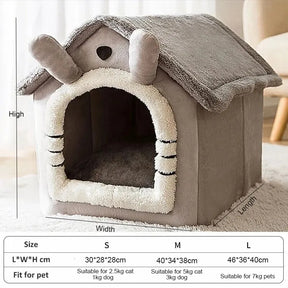 Plush Indoor Dog House